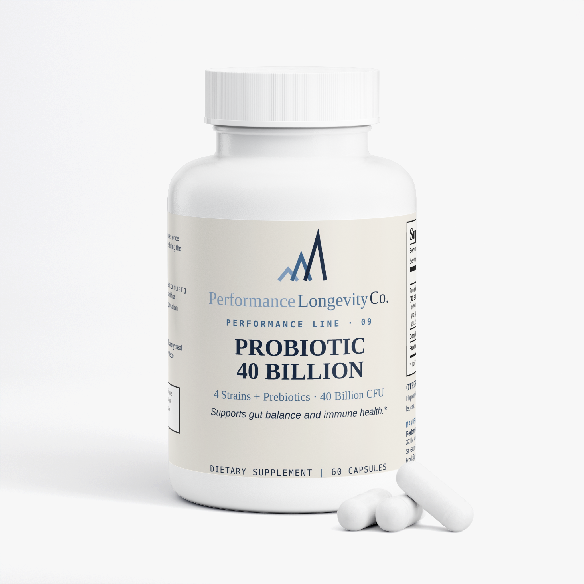 Probiotic 40 Billion with Prebiotics