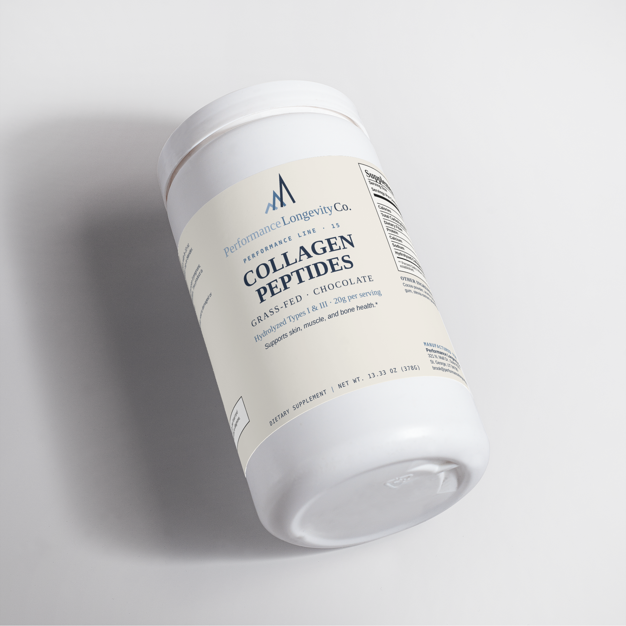 Grass-Fed Collagen Peptides Powder (Chocolate)