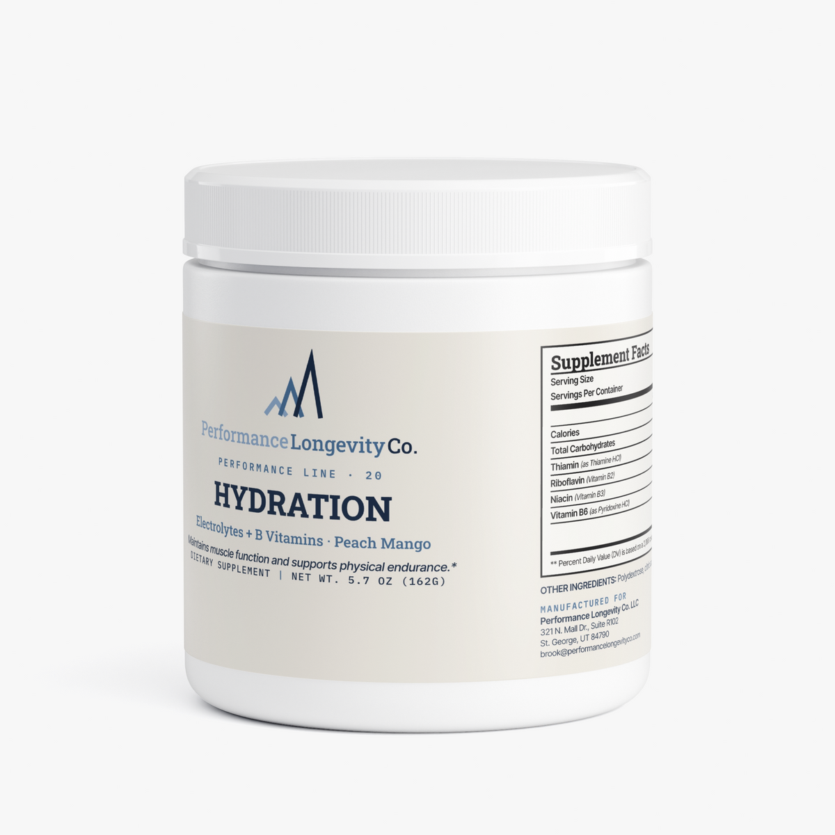 Hydration Powder (Peach Mango)