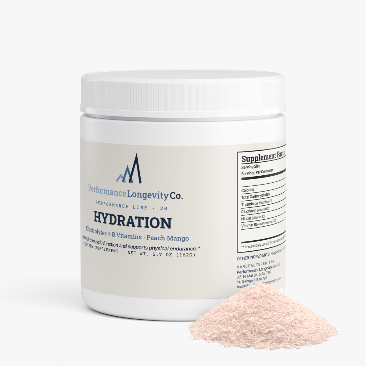 Hydration Powder (Peach Mango)