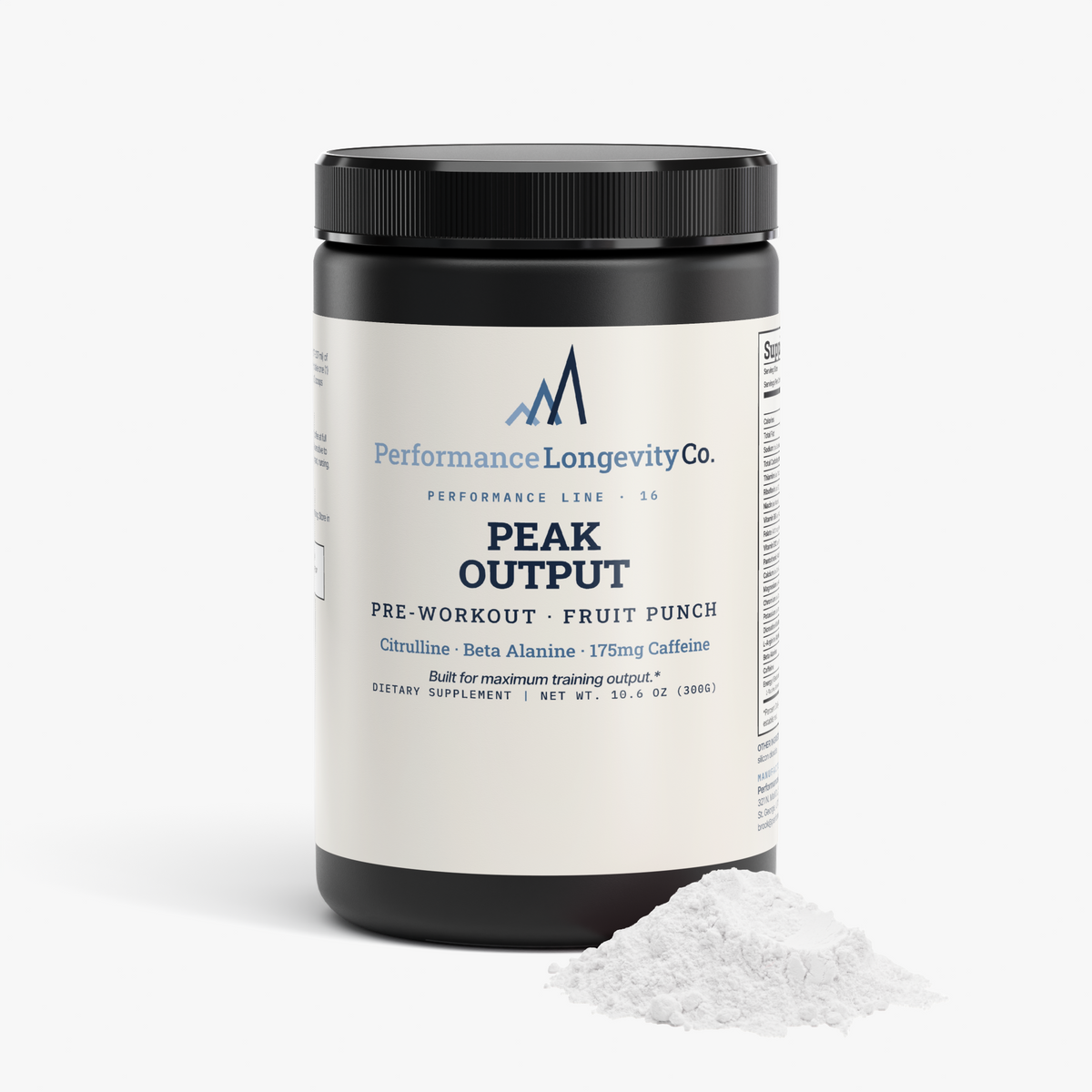 Peak Output Pre-Workout (Fruit Punch)