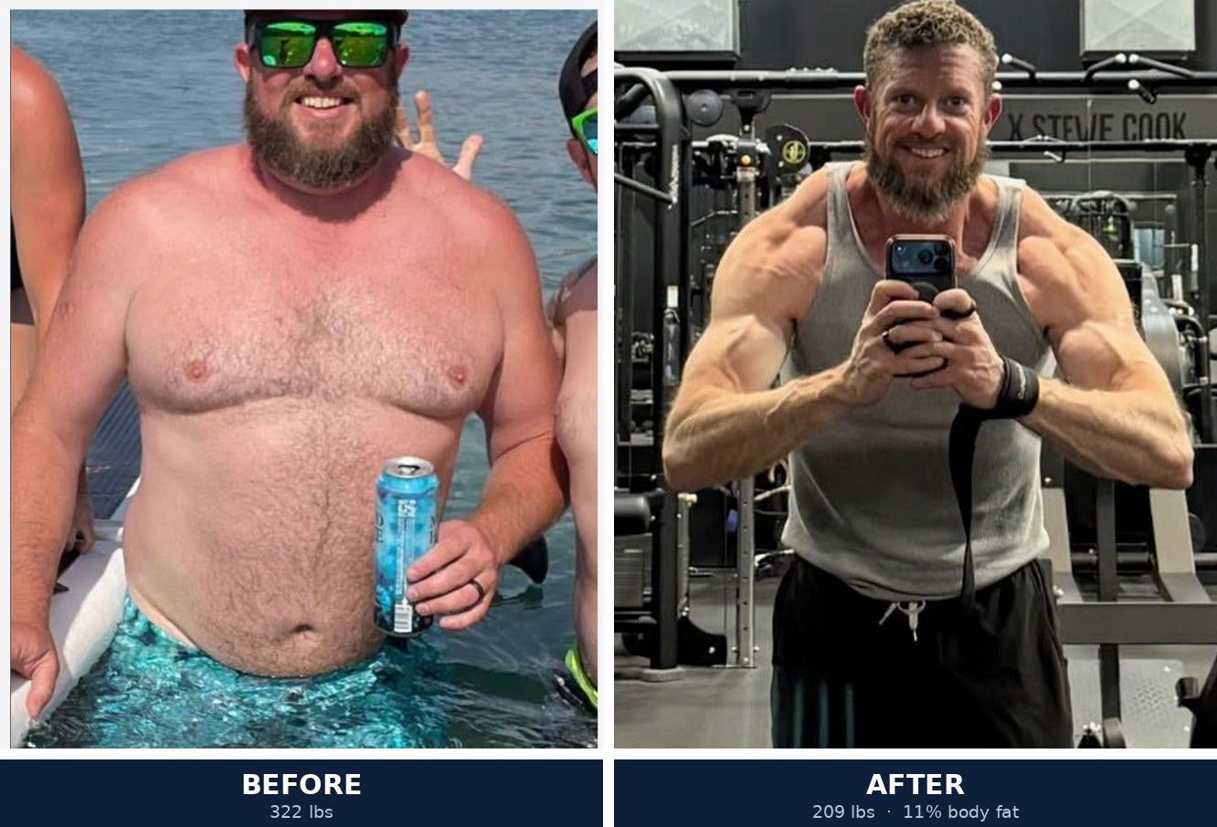 Brook Hilton before and after